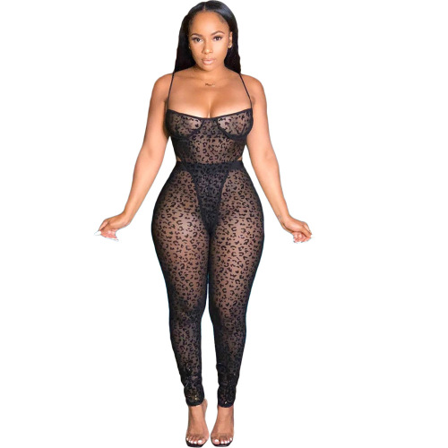 See Through Mesh Two pieces Outfit
