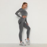 Yoga Clothing Set Sports Suit Women Workout Sports Outfit Fitness Set Wear High Waist Gym Seamless Workout Clothes For Women