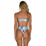 Sexy Micro Bikini Swimwear Women Tie Dye Swimsuit Push Up Bandage Swimming Suit for Women Bathing Suit Brazilian V Cut Beachwear