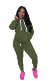Hot Sale Solid Color Hoodies Two pieces Outfit