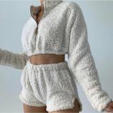 Warm Fashoin Girl Short Two Piece Outfit