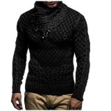 Men Sweaters Brand New Warm Pullover Sweaters Man Casual Knitwear Winter Men Black Sweatwer XXXL Computer Knitted