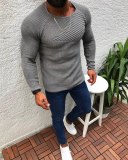 O Neck Solid Men Sweaters Pullovers Loose Knitted Autumn Winter Clothing Casual Pullovers Plus Size Male Sex Clothes