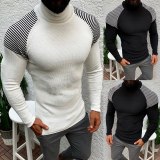 Sweater Men Pullover Sweater Casual Male Knitted Clothes Plus Size Autumn Wineter Turtleneck Slim Fit Warm Sweater Tops