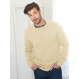 Men O-neck Cotton Pullover Autumn Winter Solid Comfortable Warm Long Sleeve Clothes Knitted Casual Hombre Sweater Hot Sale