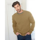 Men O-neck Cotton Pullover Autumn Winter Solid Comfortable Warm Long Sleeve Clothes Knitted Casual Hombre Sweater Hot Sale
