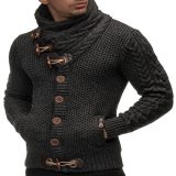 New Sweater Men's Men's Autumn And Winter Knitted Large Size Sweater
