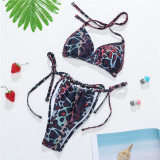 Printed Hot Three Piece Swimsuit S-L