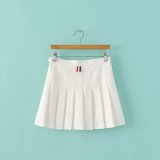 Spring/Summer New Pleated Skirt Short Skirt College Wind-proof Run-out All-match Thin High Waist Skirt