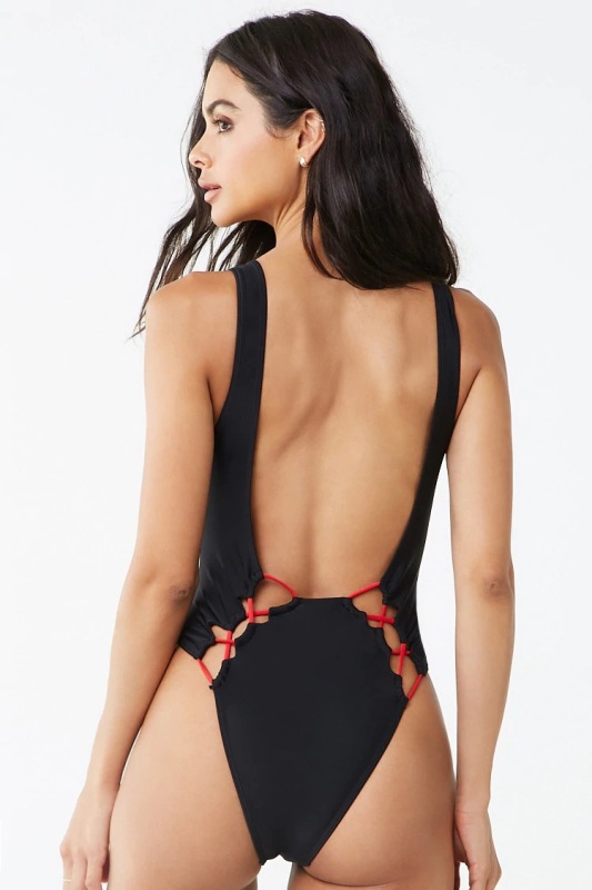 Black String Hot Swimsuit S-XL