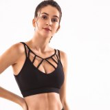2 Piece Seamless Gym Sports Set Women Sexy Yoga Fitness Female Top Women Clothing Mesh Slimming High Waist Pants with Pockets