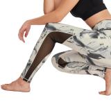Women's Sports Pants Push Up Woman Flex Yoga Leggings Tights Floral High Waist Anti-Sweat Running Fitness Gym Workout