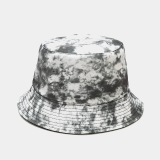 Summer Fisherman Hat Reversible Harajuku Bucket Hats For Women Men Street Hip Hop Cap Rainbow Tie Dye Printed Fishing Hat