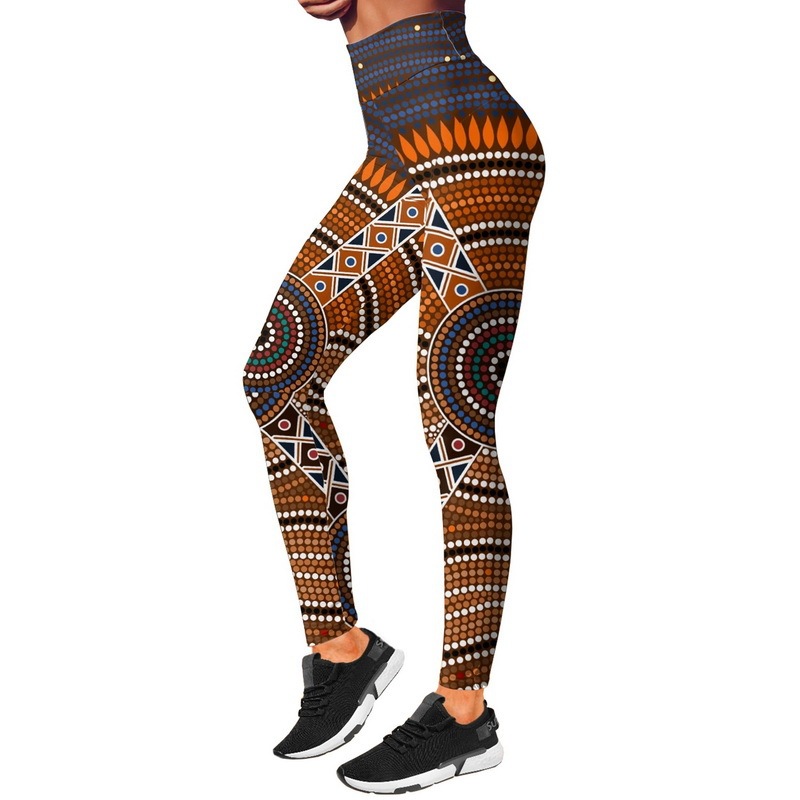 Women Casual Yoga Sport Pants Skull Rose Print 3D Trousers Leggings