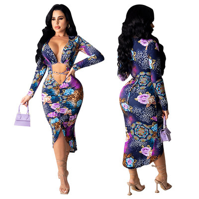 Women's Summer New Hollow-out Sexy Female Body-hugging Dress