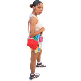 Hot Sale Women Summer Colorblock Beach Casual Shorts S-3XL