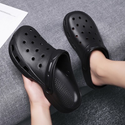 Summer New Plus Size Classic Clogs Sandals Men's Beach Sandals Women's Flat Bottomed Garden Jelly Cool Shoes