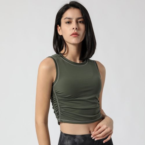 Women Loose Tank Open Up Tank Running Workouts Clothes Yoga Tank Tops Stretch Sexy Blouse Gym Tank Sports Vest