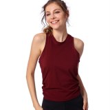 Backless Running Vest Women Summer Quick Dry Hollow Out Fitness Gym Clothes Workout Yoga Solid Color All-Match Tank Tops