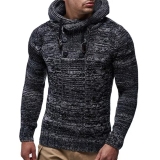 New Men's Hoodie Winter Men Warm Hooded Knitted Fashion Pullovers Sweatshirt Male Casual Brand Clothing