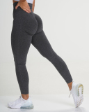 Seamless Knitted Gym Sports High Waist Hip Lifting Yoga Leggings Yoga Pants Multi Color S-L