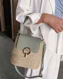 Women Fashion New Southeast Asia Small Straw Knitted Trend One Shoulder Bag