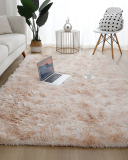 Tie-dye Gradient Color Floor Mat Bedroom Living Room Table Mat Long Hair Washable Carpet Multi Color Multi Size