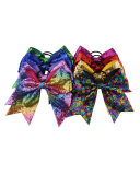 Children Kids Sequin Bow Hair Rope Baby Hair Accessories