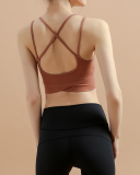 New Sports Bra Fitness Yoga Cross Tie Running Sports Underwear S-XL