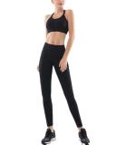 New Yoga Suit Sports Fitness Bra Tight-Fitting Hip Pants Two-Piece Suit S-XL
