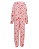Top Sale Women Long Sleeve Printed Hoodies Christmas House Wear Jumpsuit Pajamas S-XL