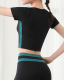 Ladies Fashion Yoga Wear Women's Sports Suit High Waist Tight Two Piece Set S-XL