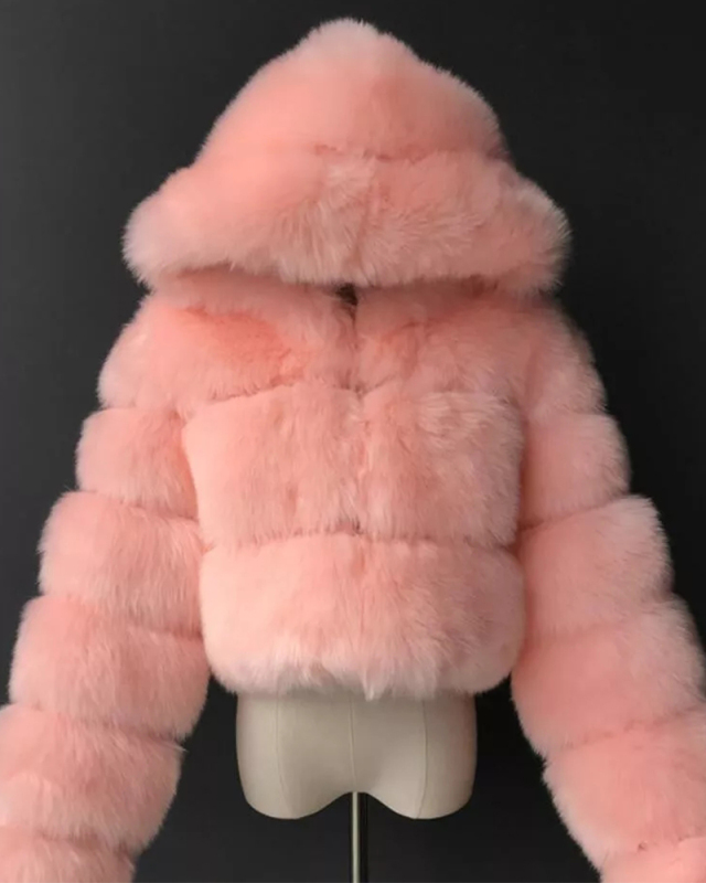 Women Top Quality Fur Jacket Coat