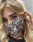 Popular Shining Sequin Facemask Solid Color Leopard Printed Colorful