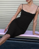 New Women's Fashion Sling Backless Slim Fit Sexy Dress S-L