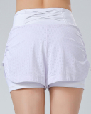 New Design Plain Color Breathable Women Yoga Gym Sport Shorts S-XL
