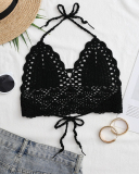 Bikini Top Crochet Swimsuit Festival Beach Clothing Push-Up Bra