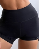 Comfortable Nude Feeling Body Fitness Yoga Clothes wWomen's Drawstring High Waist Shorts Sports Wear Matching Bra Shorts Leggings S-L