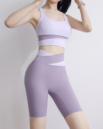 Running Sport Yoga Two Piece Yoga Wear Set