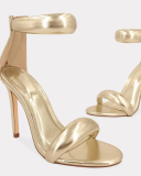 Women Platform Ankle Strap High Heel Sandals Black Gold 36-42