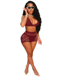 Lace Women Summer Sexy Cute Two Piece Outfit S-XL