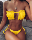 Cute Wholesale Women 2023 Bikini Set XS-XXL with padded