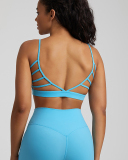 Spring Summer Backless Breathable Running Workout Women Yoga Bra S-XL