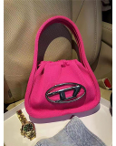 Candy Color Knitted Women Arm Bag