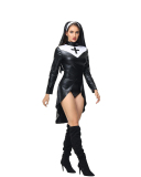 Halloween Crucifix Nun Role Play Costume Sexy Nurse Cosplay Stage Performance Costume