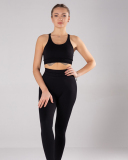 Hot Sale Solid Color Fitness Sports Yoga Two-piece Pants Sets S-L