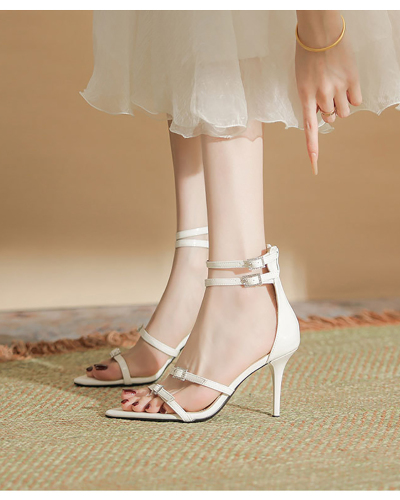 8CM High Heel Women Sandals Shoes