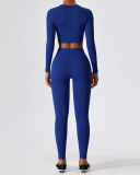 Popular Autumn Long Sleeve Tiffany Blue Pants Sports Sets Yoga Two-piece S-L