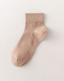 New Solid Color Short Men's Breathable Socks