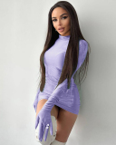 Long Sleeve Elegant Women Sexy Slim Dress